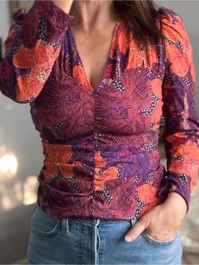 Zara Floral Blouse